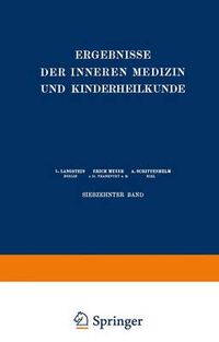 Cover image for Ergebnisse der Inneren Medizin und Kinderheilkunde: Siebzehnter Band