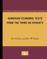 Cover image for Sumerian Economic Texts from the Third Ur Dynasty
