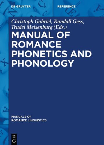 Cover image for Manual of Romance Phonetics and Phonology