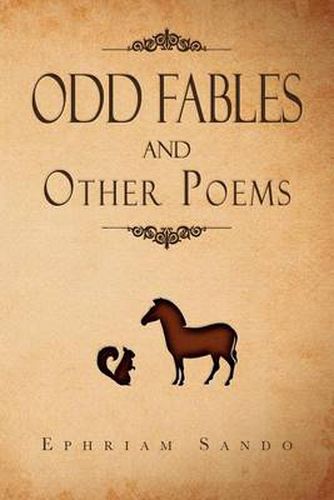 Cover image for ODD FABLES and other poems