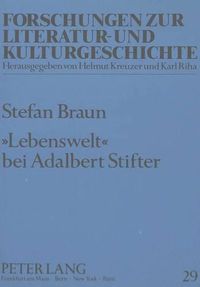 Cover image for -Lebenswelt- Bei Adalbert Stifter