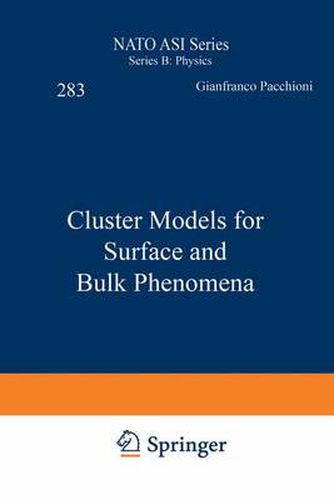 Cover image for Cluster Models for Surface and Bulk Phenomena