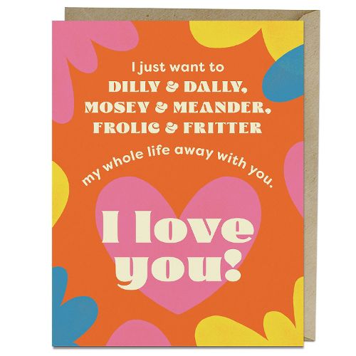 Cover image for 6-Pack Em & Friends Dilly & Dally Greeting Cards