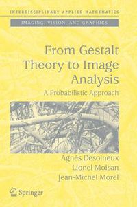 Cover image for From Gestalt Theory to Image Analysis: A Probabilistic Approach