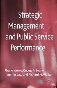 Cover image for Strategic Management and Public Service Performance