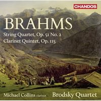 Cover image for Brahms: String Quartet Op. 51 No. 2 & Clarinet Quintet in B minor