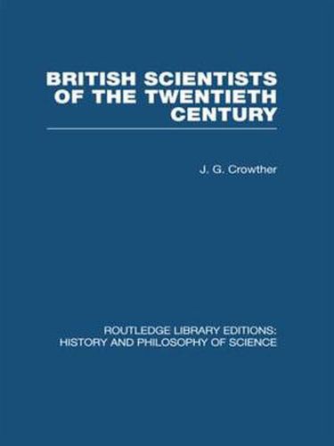 Cover image for British Scientists of the Twentieth Century