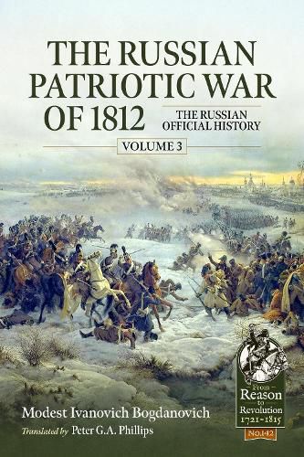 Cover image for The Russian Patriotic War of 1812 Volume 3