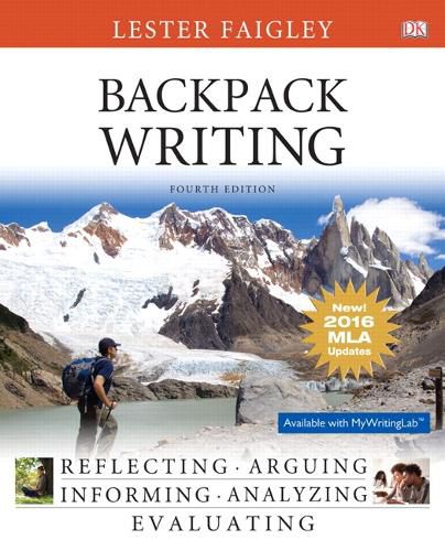 Cover image for Backpack Writing, MLA Update Edition