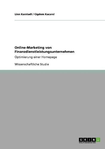 Cover image for Online-Marketing Von Finanzdienstleistungsunternehmen