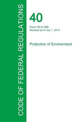 Cover image for Code of Federal Regulations Title 40, Volume 32, July 1, 2015