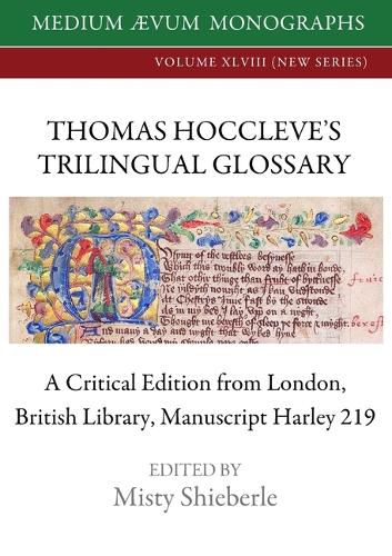 Cover image for Thomas Hoccleve's Trilingual Glossary