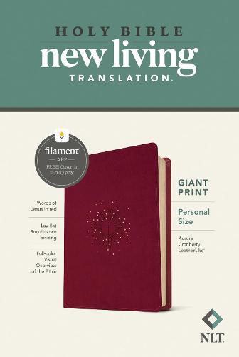 Cover image for NLT Personal Size Giant Print Bible, Filament Edition