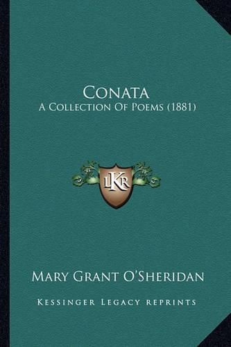 Cover image for Conata: A Collection of Poems (1881)