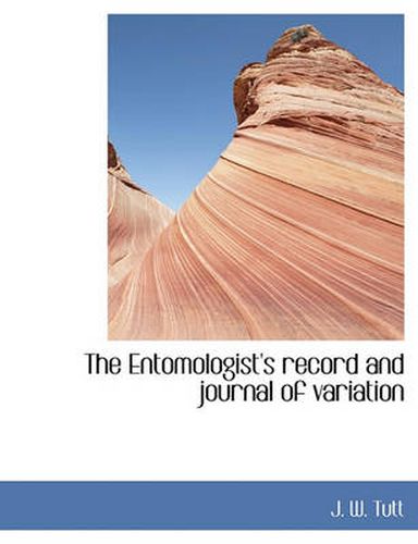 Cover image for The Entomologist's Record and Journal of Variation