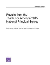 Cover image for Results from the Teach for America 2015 National Principal Survey