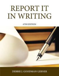 Cover image for Report It in Writing