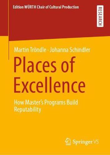 Cover image for Places of Excellence: How Master's Programs Build Reputability