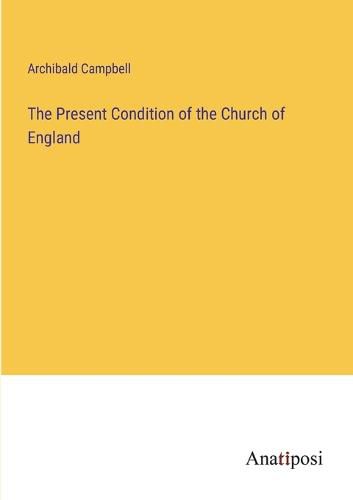 Cover image for The Present Condition of the Church of England