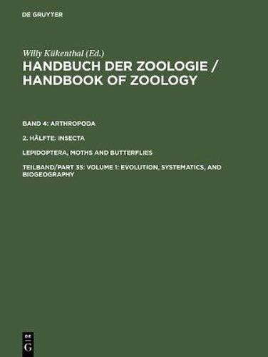 Volume 1: Evolution, Systematics, and Biogeography