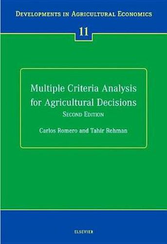 Cover image for Multiple Criteria Analysis for Agricultural Decisions, Second Edition