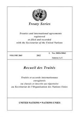 Treaty Series 2865 (English/French Edition)