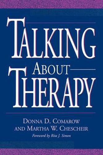 Cover image for Talking About Therapy