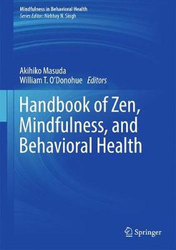 Cover image for Handbook of Zen, Mindfulness, and Behavioral Health