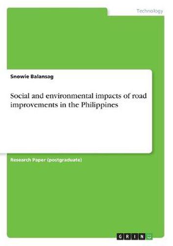 Cover image for Social and environmental impacts of road improvements in the Philippines