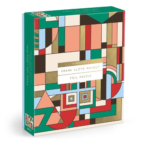 Cover image for Frank Lloyd Wright December Gifts 1000 Piece Foil Puzzle