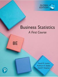 Cover image for Business Statistics: A First Course, Global Edition