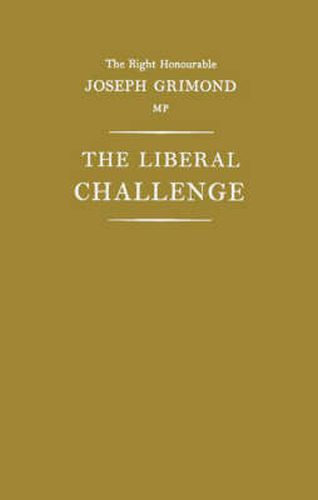 Cover image for The Liberal Challenge.