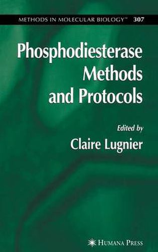 Cover image for Phosphodiesterase Methods and Protocols