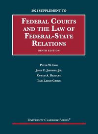 Cover image for Federal Courts and the Law of Federal-State Relations, 2021 Supplement