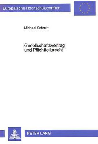 Gesellschaftsvertrag Und Pflichtteilsrecht