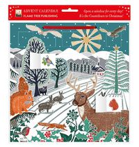 Cover image for Kate Heiss: Winter Wonderland Advent Calendar (with stickers)