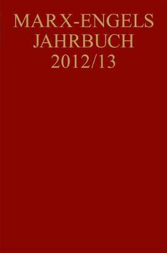 Cover image for Marx-Engels-Jahrbuch 2012/13