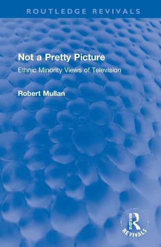 Cover image for Not a Pretty Picture: Ethnic Minority Views of Television