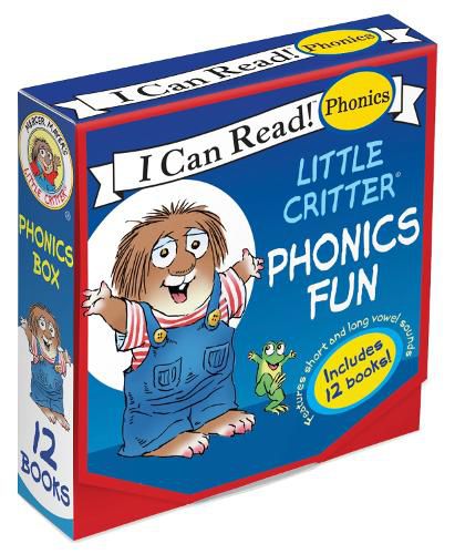 Cover image for Little Critter 12-Book Phonics Fun!: Includes 12 Mini-Books Featuring Short and Long Vowel Sounds