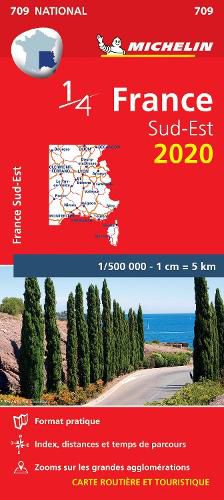 Cover image for Southeastern France - Michelin National Map 709