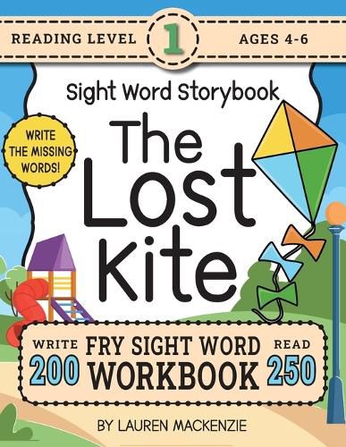 Cover image for 250 Sight Word Storybook, The Lost Kite (Level 1)