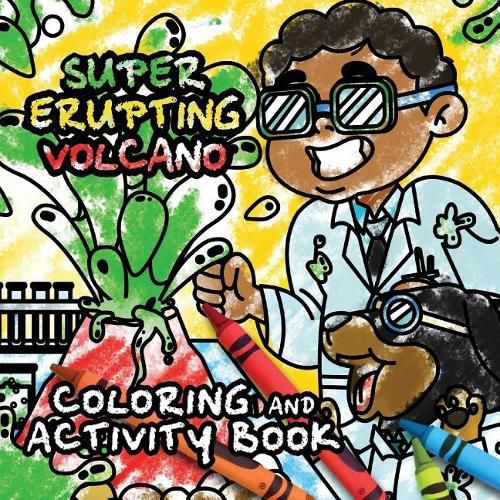 Cover image for Volcano Coloring and Activity Book: Papi and Caesar