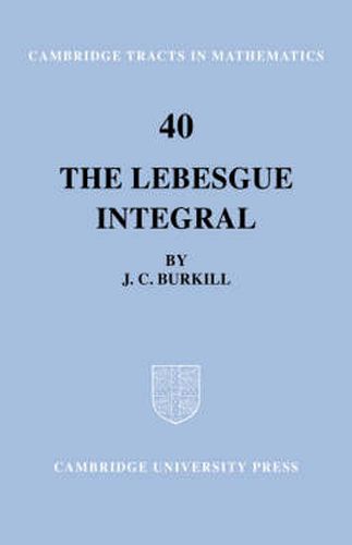 Cover image for The Lebesgue Integral