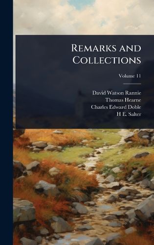 Cover image for Remarks and Collections