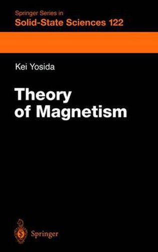 Cover image for Theory of Magnetism