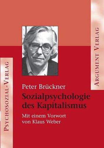 Cover image for Sozialpsychologie des Kapitalismus
