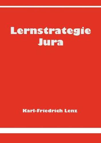 Cover image for Lernstrategie Jura