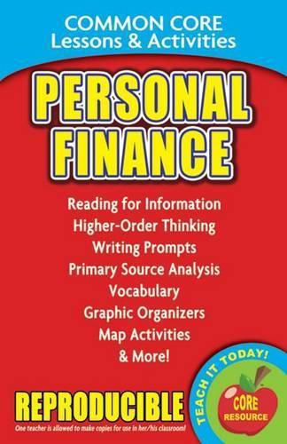 Cover image for Personal Finance - Common Core Lessons & Activities