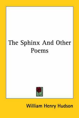 Cover image for The Sphinx and Other Poems