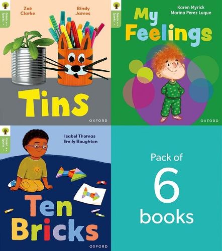Cover image for Oxford Reading Tree Green Sparks: Level 1 LEVEL 1 PACK of 6